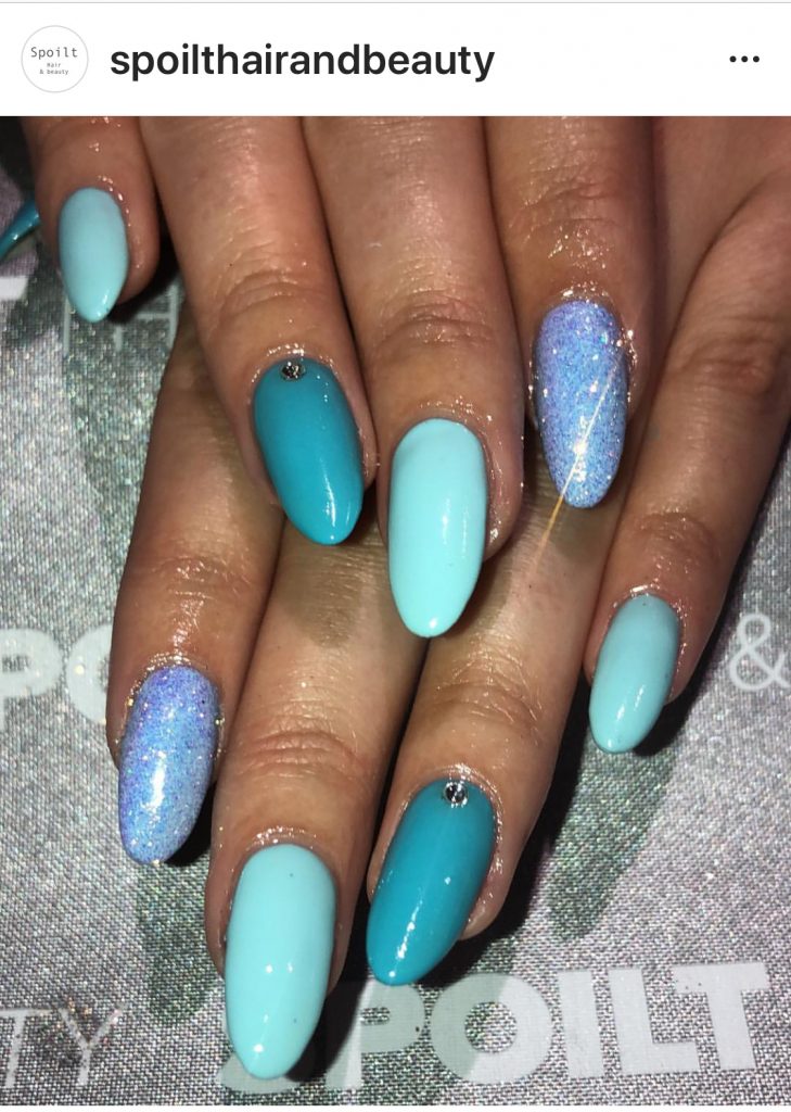 Blue Sky ….Blue Nails by Grace – Spoilt Hair & Beauty