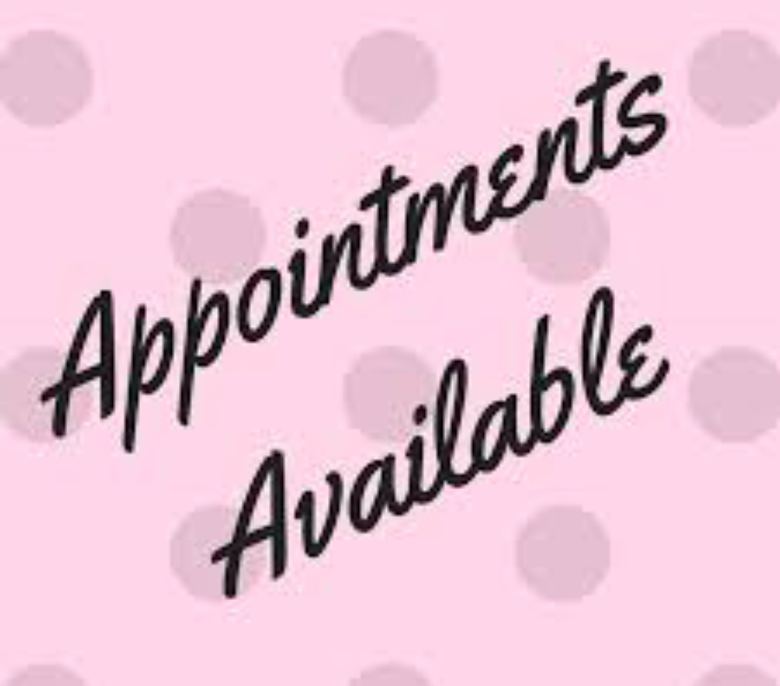 Appointments available tomorrow Spoilt Hair & Beauty